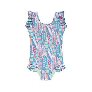 Boardies® Girls Boardies¨ Long Board Ruffles Swimsuit